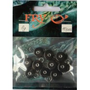 Вантаж вухатий рибальський, таблетка (ексцентрик) колір Silvereyes Black, 10шт в уп., вага 6г